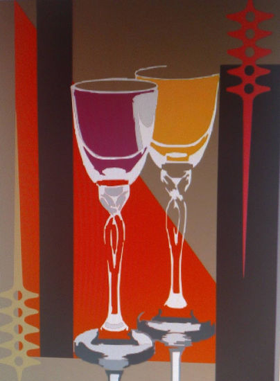 COPAS Acrylic Panel Still Life Paintings