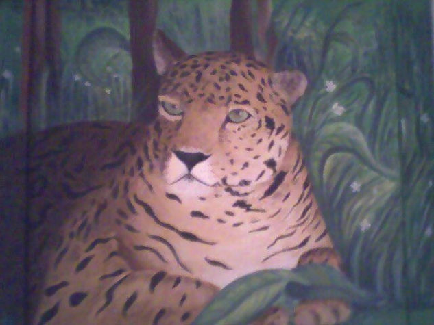 descanso Oil Canvas Animals