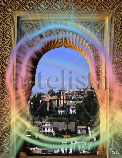 Arco iris en la Alhambra 