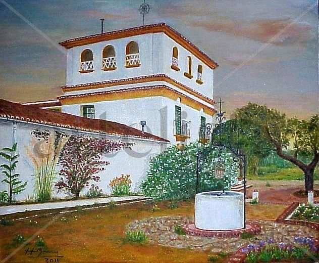 Torreón del cortijo de Las Ventanillas en Extremadura