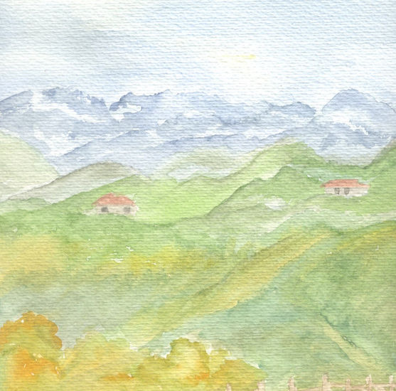 Asturias Watercolour Paper Landscaping