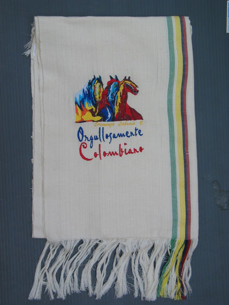 Poncho bordado