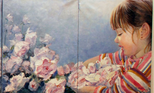 Canto a la paz y a la belleza,detalle Oil Canvas Landscaping