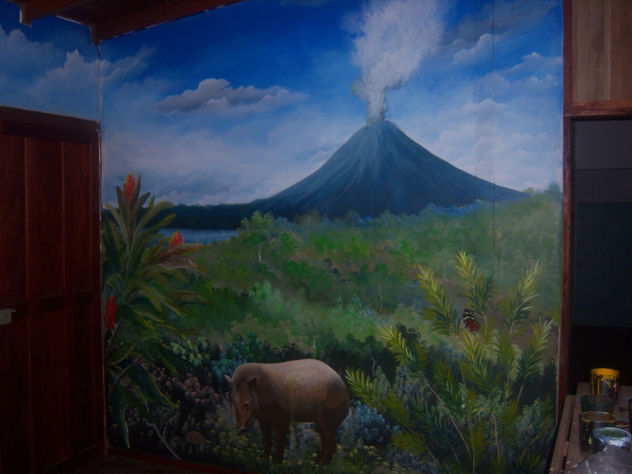 Mural local monte verde