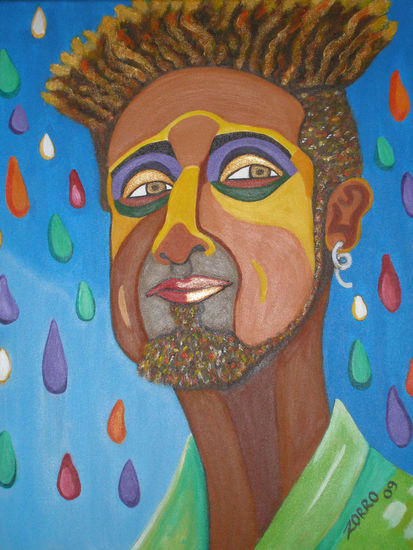 Portrait of Todji Kurtzman Acrylic Canvas Portrait