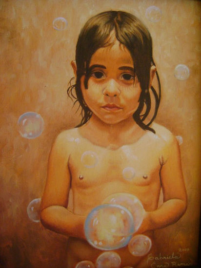 Luz de Vida Oil Canvas Portrait