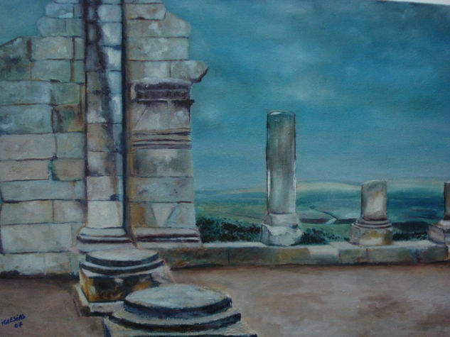 Mirador de San Simeon Oil Canvas Landscaping