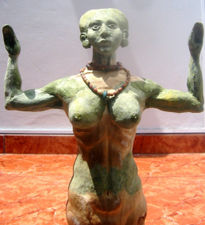 Escultura de diosa...