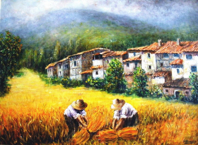 Siega en los campos Castilla