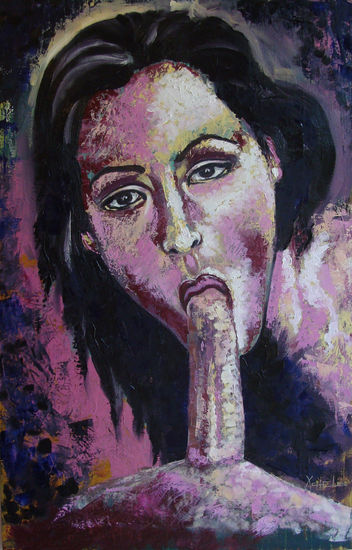 Oral Oil Canvas Figure Painting