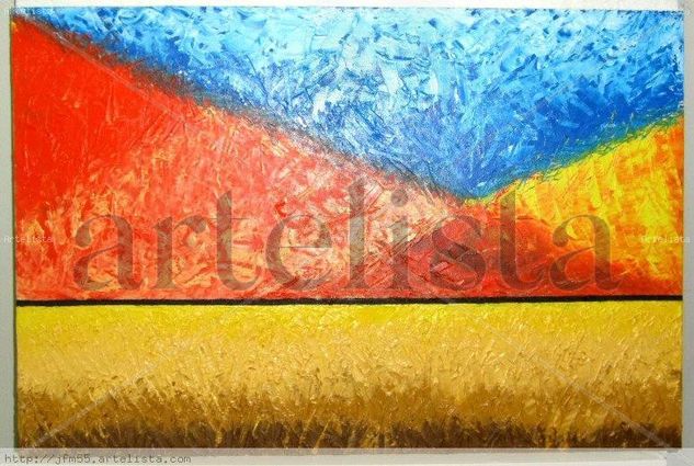 Paisaje geometrico Oil Canvas Landscaping