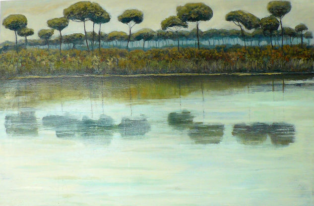 laguna doñana Oil Canvas Landscaping