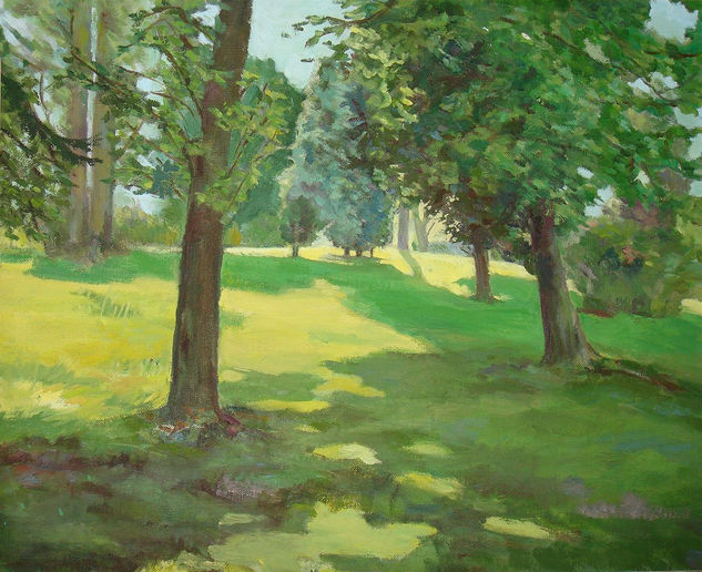 Jardín en Oporto Oil Canvas Landscaping