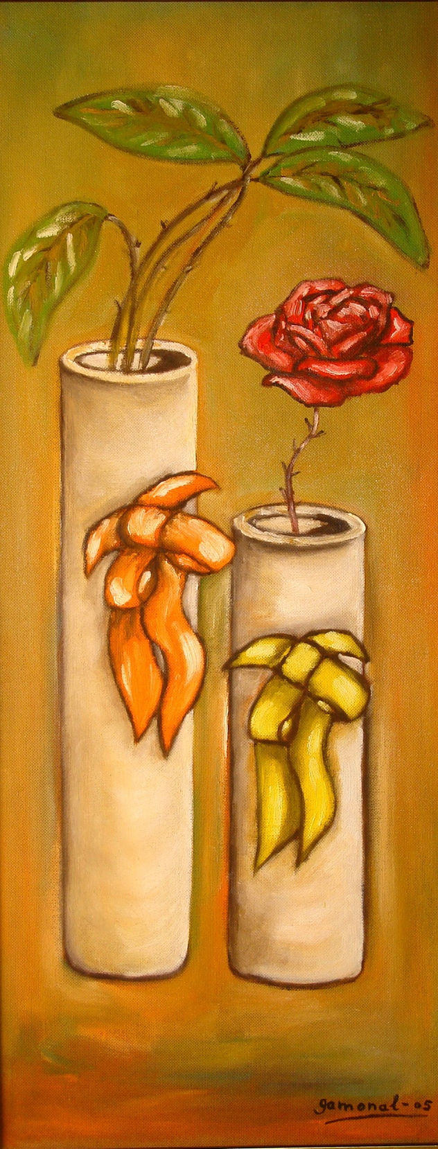 Dos jarrones