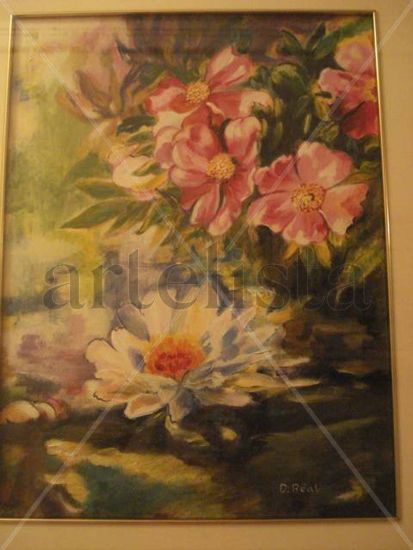 Nenufar Others Textile Floral Painting