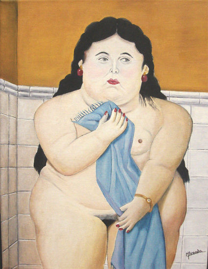 i like botero Oil Canvas Nude Paintings