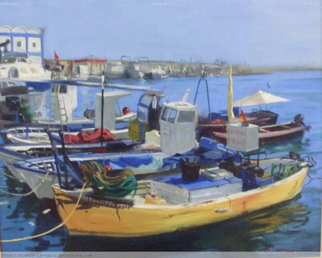 pesqueros Oil Canvas Marine Painting