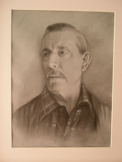 un amigo Graphite Paper Portrait