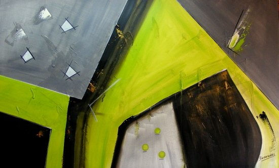 abstracto Verde  Nº 3 Acrylic Canvas Others