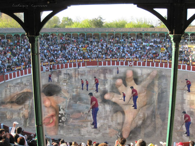 Aparición en la plaza de toros