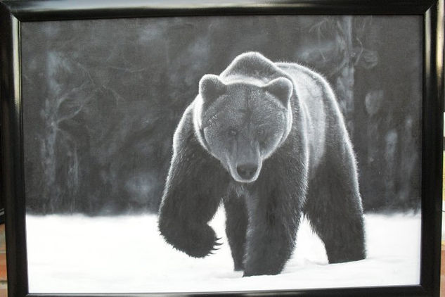 Oso Oil Canvas Animals