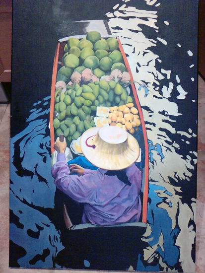 El frutero Oil Canvas Landscaping