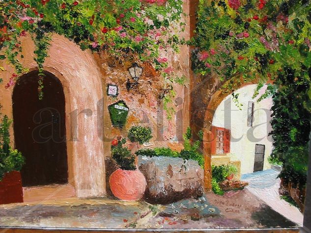 Rincón mallorqui Oil Canvas Landscaping