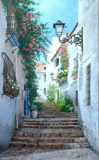 Altea - Calle de Santo Domingo. 