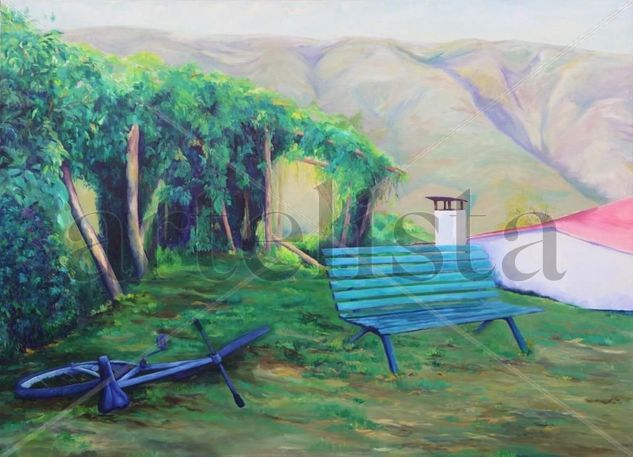 Silencio, entre montañas Oil Canvas Landscaping