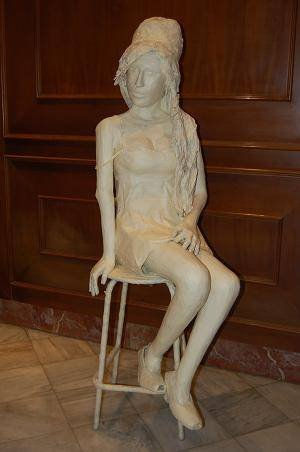 AMY WINEHOUSE SCULPTURE  figura de cinta adhesiva Otros Figurativa