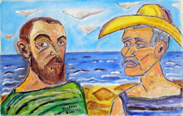 Pescadores Acrylic Canvas Portrait