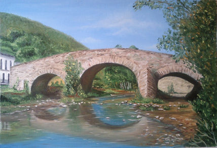 Puente romano de...