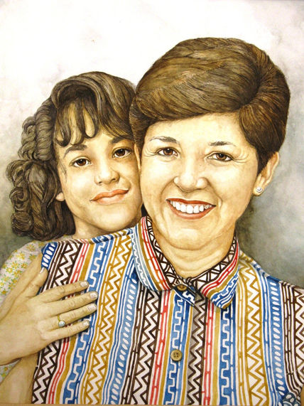Amparo y Carolina