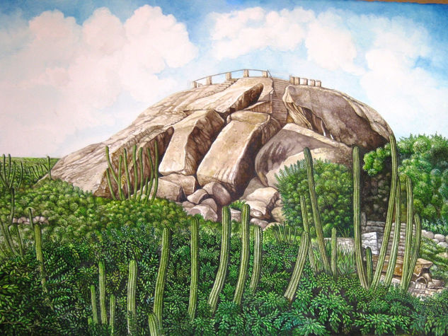 The Casibari Rock Watercolour Paper Landscaping