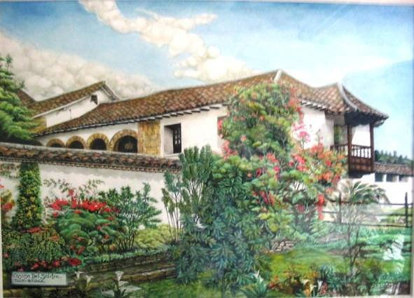 Casona del Salitre Watercolour Paper Landscaping