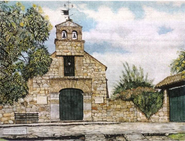 Capilla de Santa Barbara Watercolour Paper Landscaping