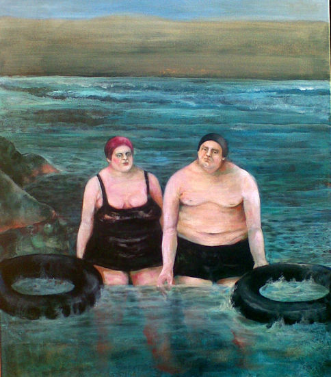 Bañistas 
