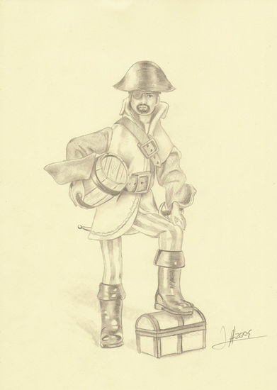 madelman capitán pirata Pencil