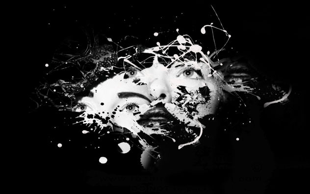 Black and White Fashion Portrait