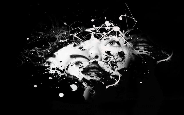 Black and White Fashion Portrait 