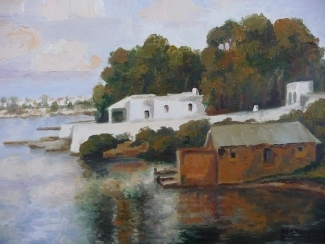 Marina Oil Canvas Marine Painting