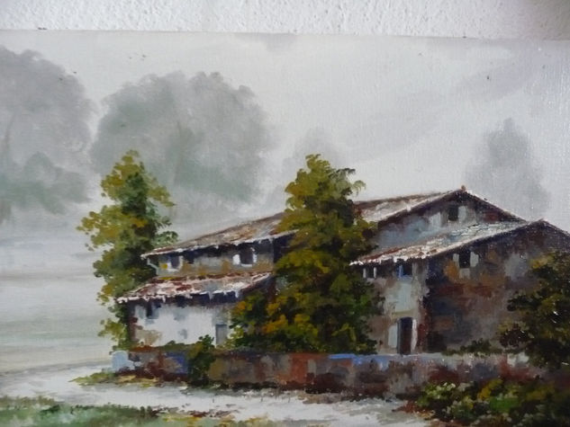 Casa de pagés Oil Canvas Landscaping