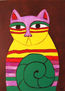 gato de colores