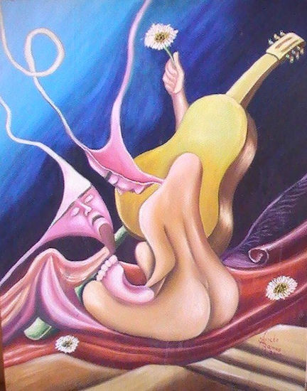 Teatro, Belleza y Musica Oil Canvas Others