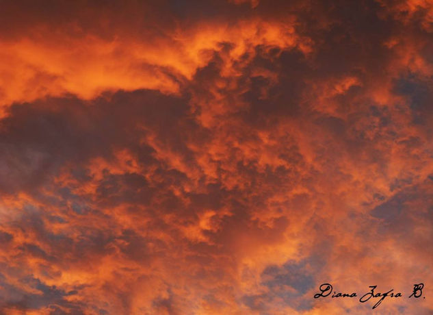 El cielo aquel pintado con tizas de colores Naturaleza Color (Digital)