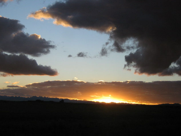 Atardecer-  Colquijirca Naturaleza Blanco y Negro (Digital)