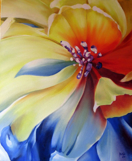 Flor Oil Canvas Floral Painting