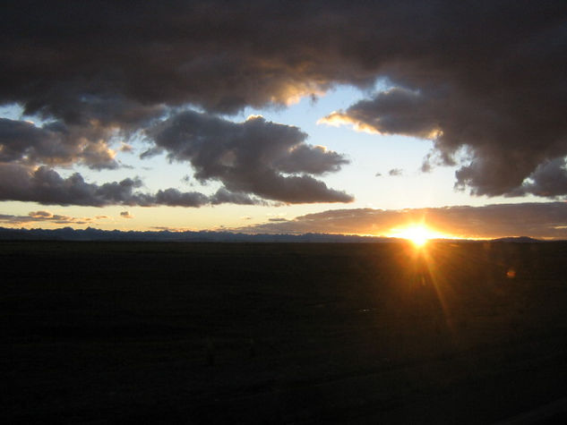 Atardecer en Huaraucaca Nature Black and White (Digital)