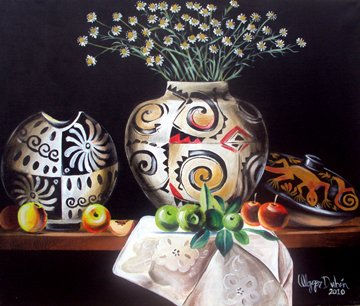 BODEGON LENCA Acrylic Canvas Still Life Paintings