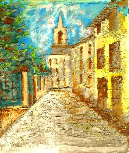 paisaje urbano de Cuenca Oil Canvas Landscaping